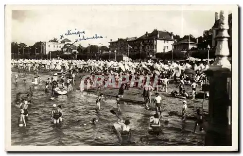 Arcachon - La Plage devant les Grands Hotels - Ansichtskarte AK