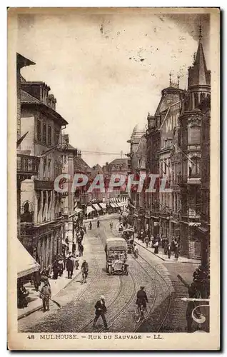 Cartes postales Mulhouse Rue du Sauvage