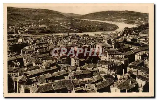 Cartes postales Vienne sur le Rhone Vue d ensemble de la ville Cours Brillet et les Cours Wilson