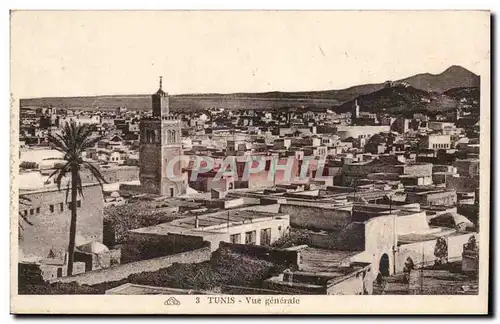 Cartes postales Tunisie Tunis Vuegenerale