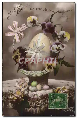 Cartes postales Fantaisie Easter Paques