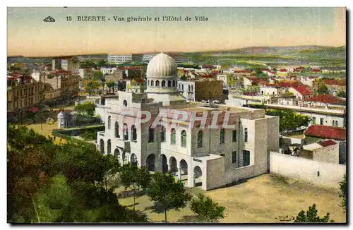 Cartes postales Tunisie Bizerte Vue generale et l hotel de ville