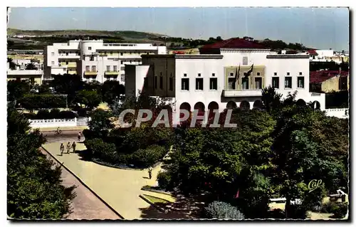 Cartes postales Tunisie Bizerte La municipalite et le jardin public