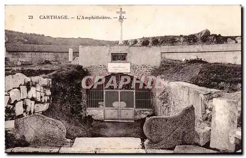 Ansichtskarte AK Tunisie CArthage l amphitheatre