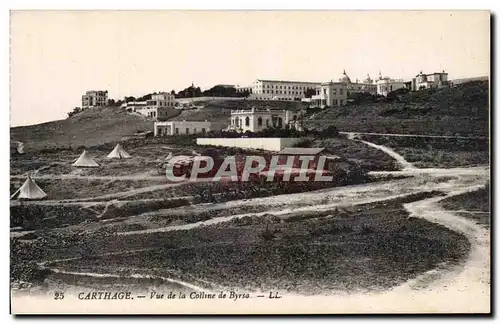 Ansichtskarte AK Tunisie Carthage Vue de la colline de Byrsa