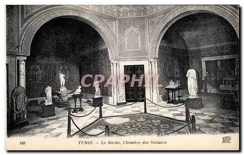 Ansichtskarte AK Tunisie Tunis Le Bardo Chambre des sultanes