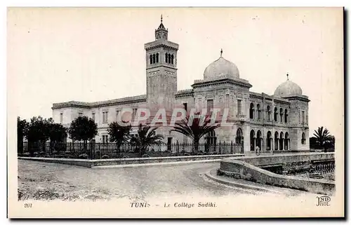 Cartes postales Tunisie Tunis Le college Sadiki