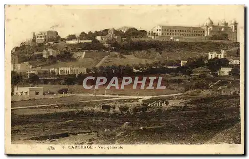 Cartes postales Tunisie Carthage Vue generale