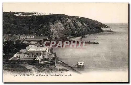 Cartes postales Tunisie Carthage Pointe de Sidi Bou Said