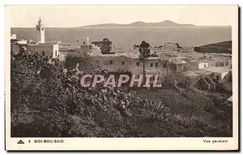 Ansichtskarte AK Tunisie Sidi Bou Said Vue generale