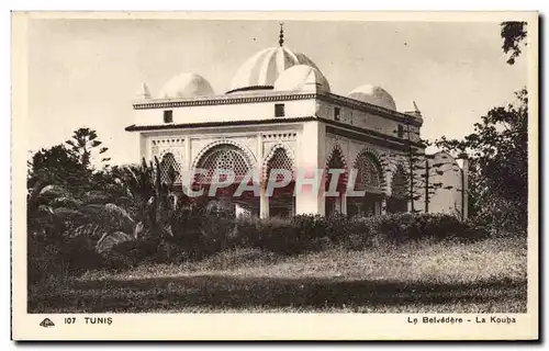 Cartes postales Tunisie Tunis Le belvedere La Kouba