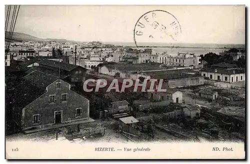 Cartes postales Tunisie Bizerte Vue generale