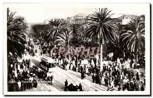 Ansichtskarte AK Tunisie Tunis Place de la Republique