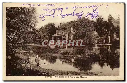 Cartes postales Olivet Les bords du Loiret Les moulins