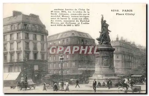 Paris - 17 - Place Clichy - Cartes postales