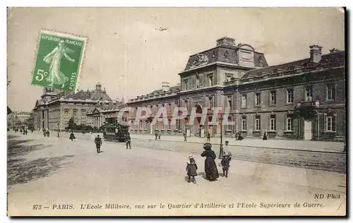 Paris - 7 - L Ecole Militaire - L Ecole superieure de Guerre - Cartes postales