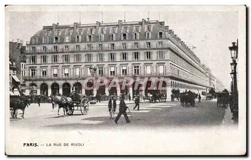 Paris - 1 - La rue de Rivoli - Cartes postales