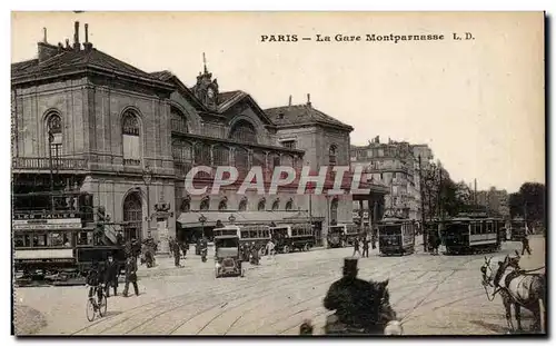 Paris - 15 - La Gare Montparnasse - Cartes postales