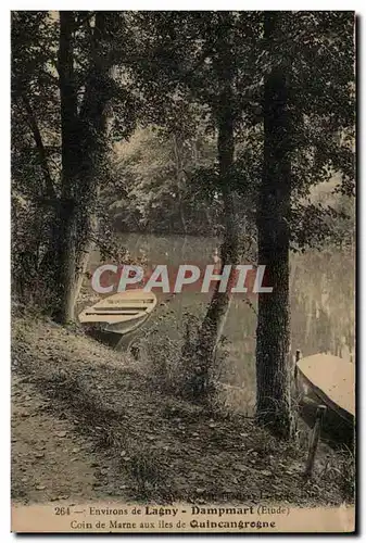 Environs de Lagny - Dampmart - Coin de Marne aux Iles de Quincangrogne - Ansichtskarte AK