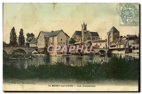 Cartes postales Moret sur Loing Vue d ensemble