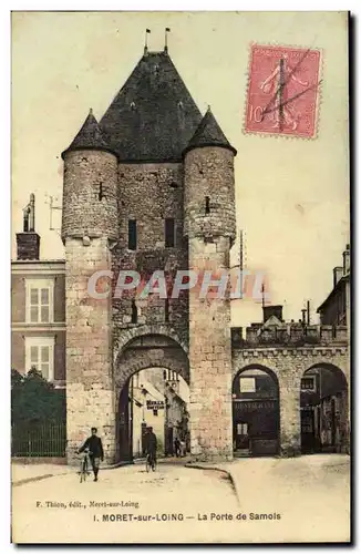 Cartes postales Moret sur Loing La porte de Samois