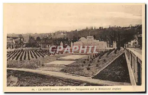 Cartes postales La Ferte sous Jouarre Perspective sur le monument anglais