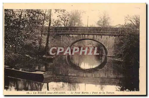 Ansichtskarte AK La Ferte sous Jouarre Le petit Morin Pont de la nation