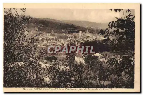 Cartes postales La Ferte sous Jouarre Panorama pris de la route de Jouarre