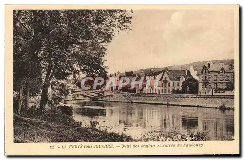 Cartes postales La Ferte sous Jouarre Quai des anglais et entree du Faubourg