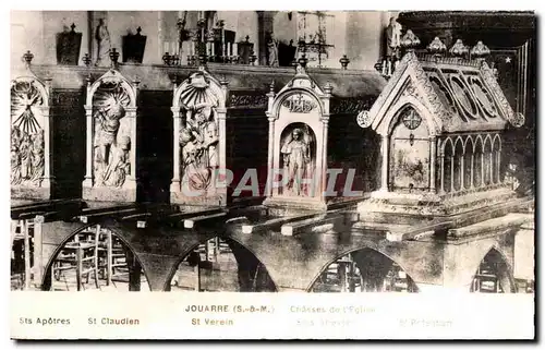 Cartes postales Jouarre Chasses de l eglise