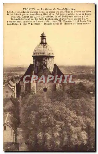 Ansichtskarte AK Provins Le dome de Saint Quiriace