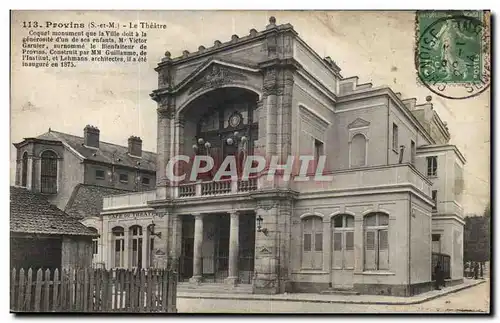 Cartes postales Provins Le theatre