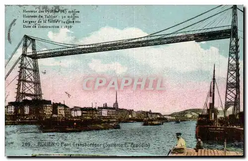 Cartes postales Rouen Pont transbordeur