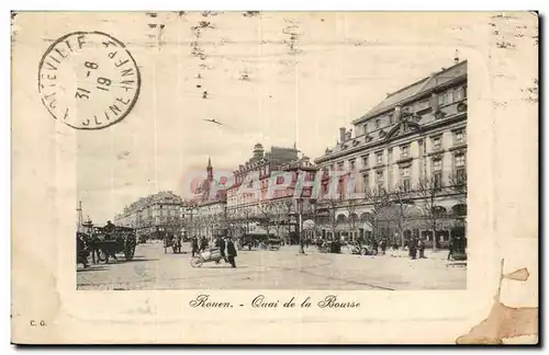 Cartes postales Rouen Quai de la Bourse