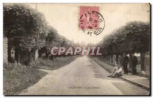 Cartes postales Saintry Les allees