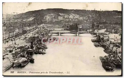 Cartes postales Rouen Panorama pris du transbordeur