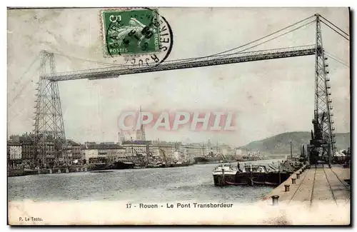 Cartes postales Rouen Le pont transbordeur