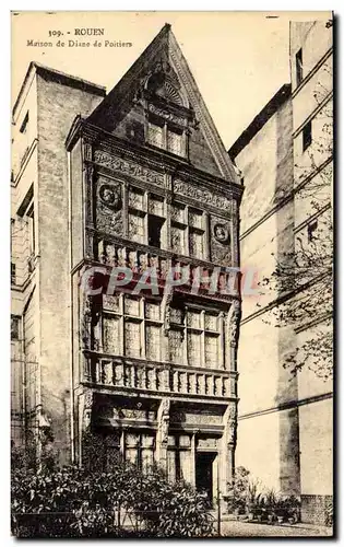 Ansichtskarte AK Rouen Maison de Diane de Poitiers