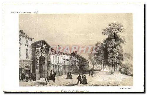 Cartes postales Rouen Porte de Guillaume Lion