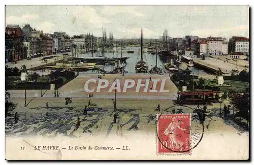 Cartes postales Le Havre Le bassin du commerce