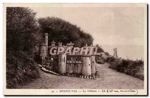 Cartes postales Mesnil Val Le chateau