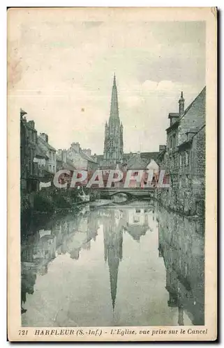 Harfleur - L Eglise vue prise sur le Cancel - Cartes postales