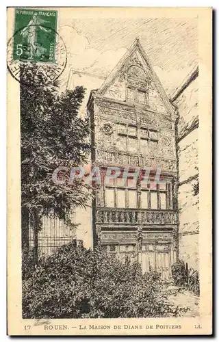 Rouen - La Maison de Diane de Poitiers - Cartes postales