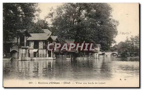 Environs d Orleans - Olivet - Villas aux bords du Loiret - Cartes postales