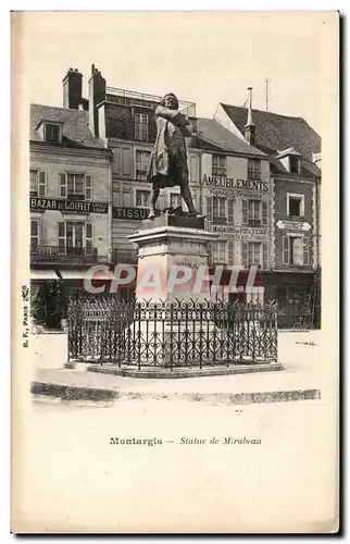 Montargis - Le Statue Mirabeau - Cartes postales