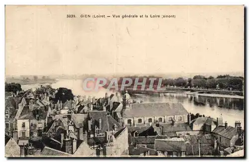 Gien - Vue Generale et la Loire - Cartes postales