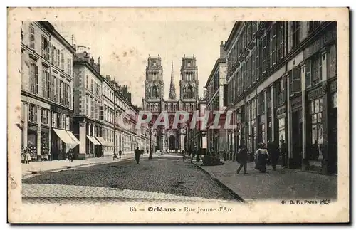 Orleans - Rue Jeanne d Arc - Cartes postales