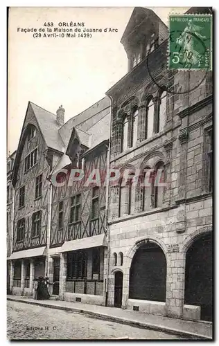 Orleans - Facade de la Maison de Jeanne d Arc - Ansichtskarte AK