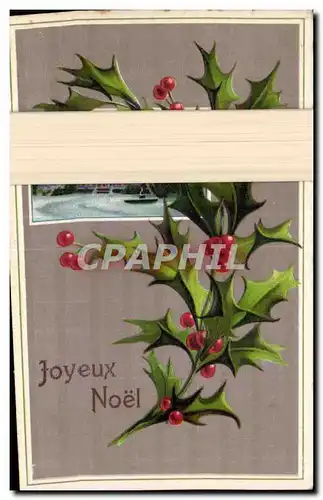 Fetes - Voeux - Bonne Annee - houx - holly - Cartes postales