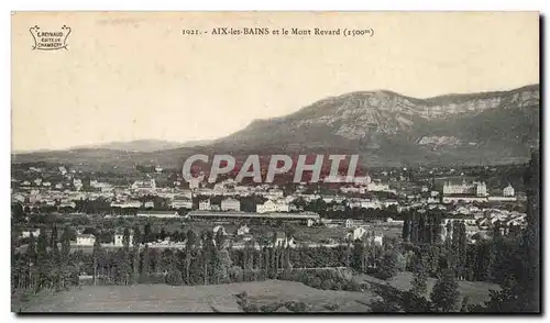 Cartes postales Aix les Bains et le Mont Revard